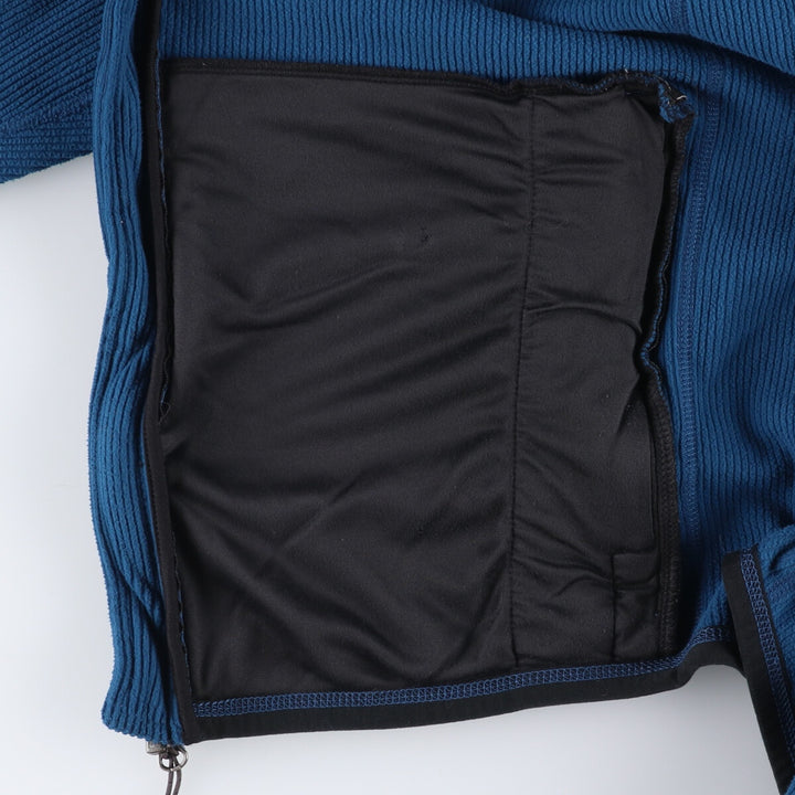 Eddie Bauer Fleece Jacket, Men's XL polyester blue type Vintage Second Hand