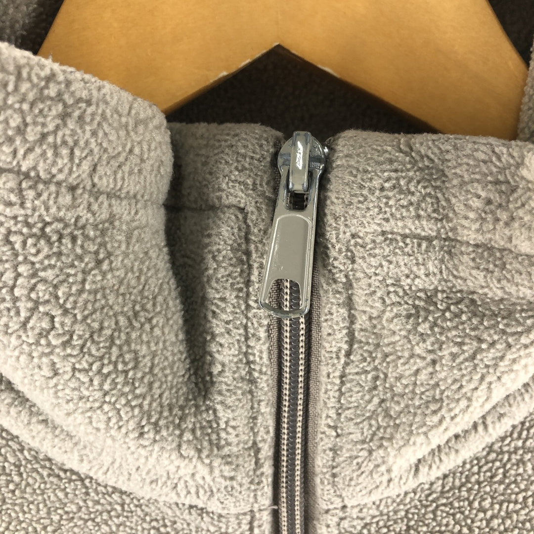 00'S Columbia fleece jacket, men's size M polyester Beige type Vintage Second Hand