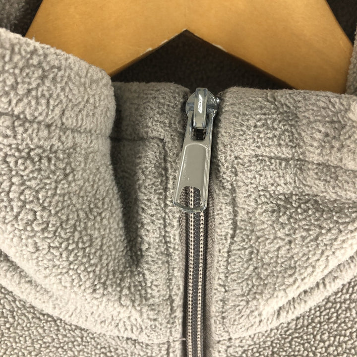 00'S Columbia fleece jacket, men's size M polyester Beige type Vintage Second Hand