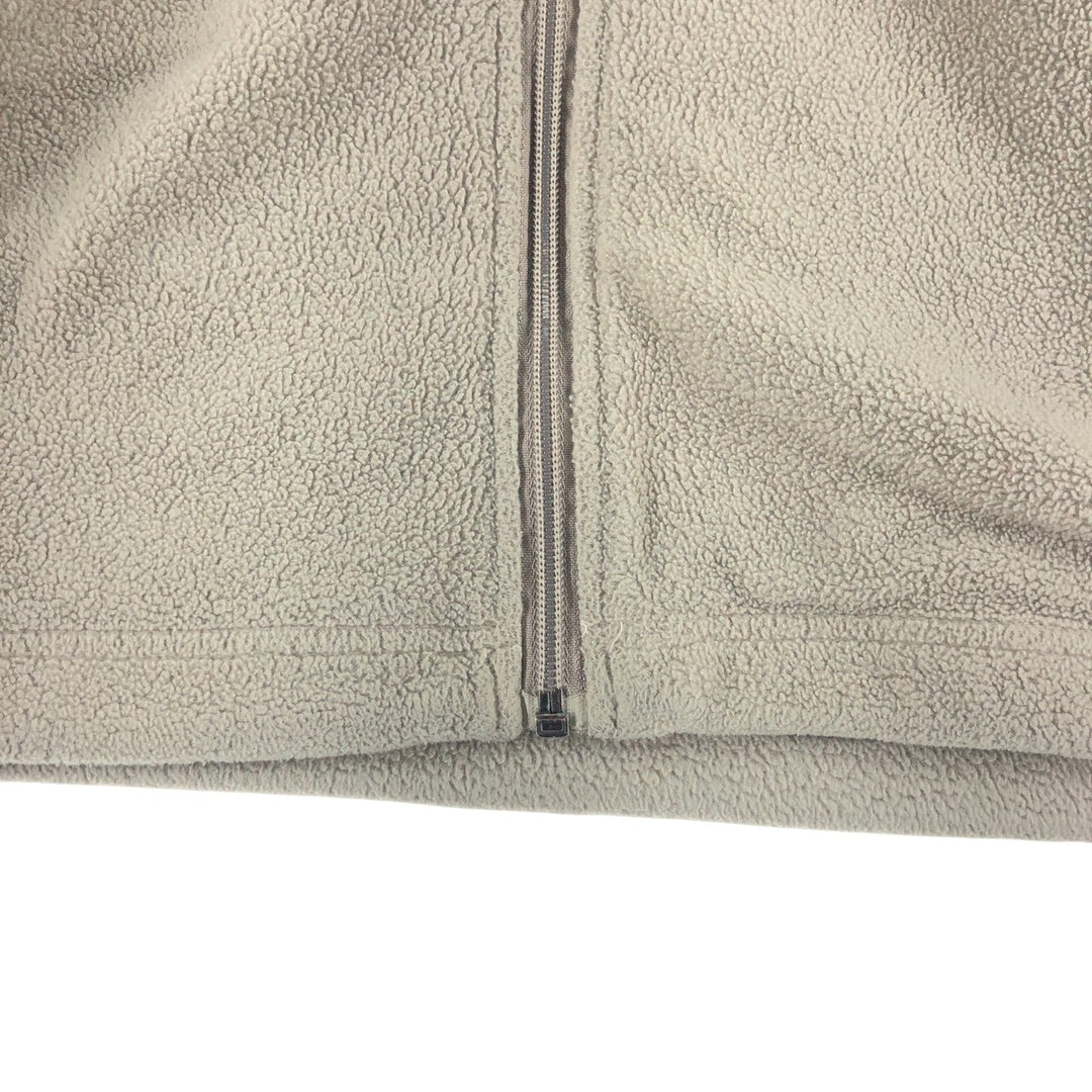 00'S Columbia fleece jacket, men's size M polyester Beige type Vintage Second Hand