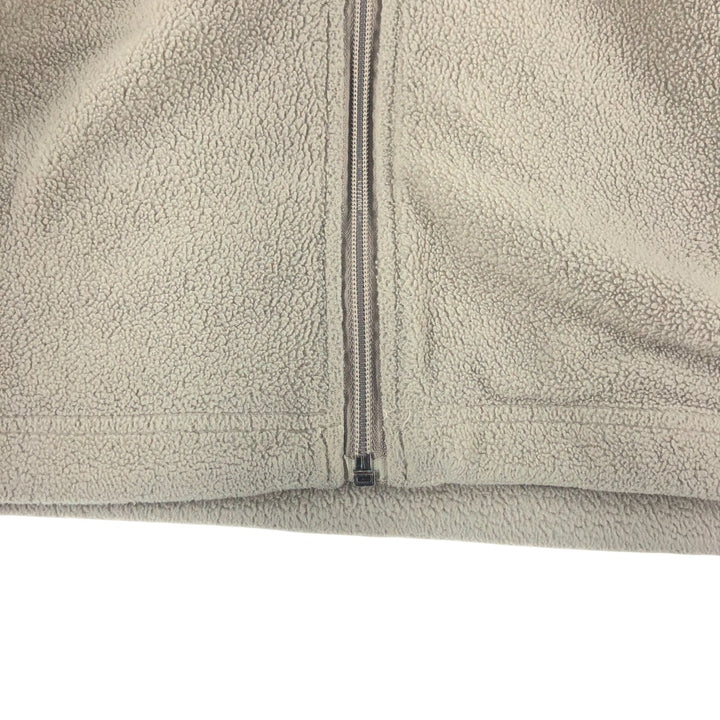 00'S Columbia fleece jacket, men's size M polyester Beige type Vintage Second Hand