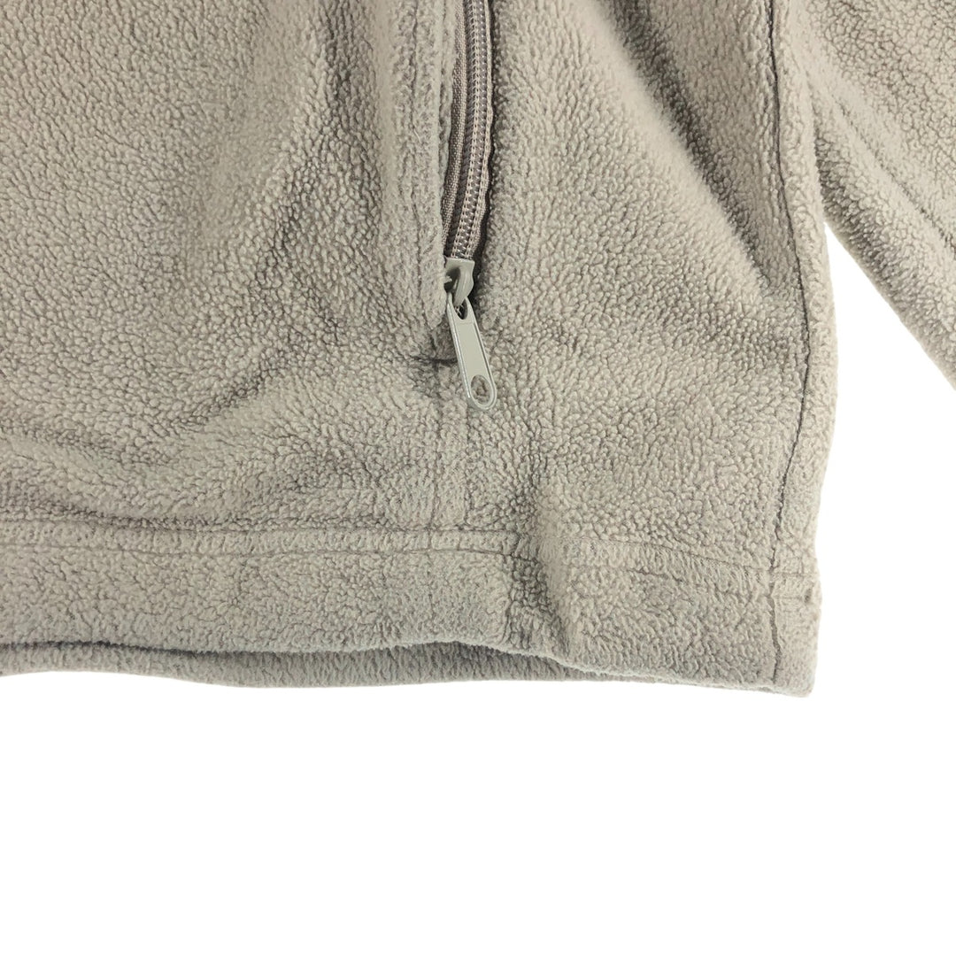 00'S Columbia fleece jacket, men's size M polyester Beige type Vintage Second Hand