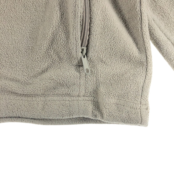 00'S Columbia fleece jacket, men's size M polyester Beige type Vintage Second Hand