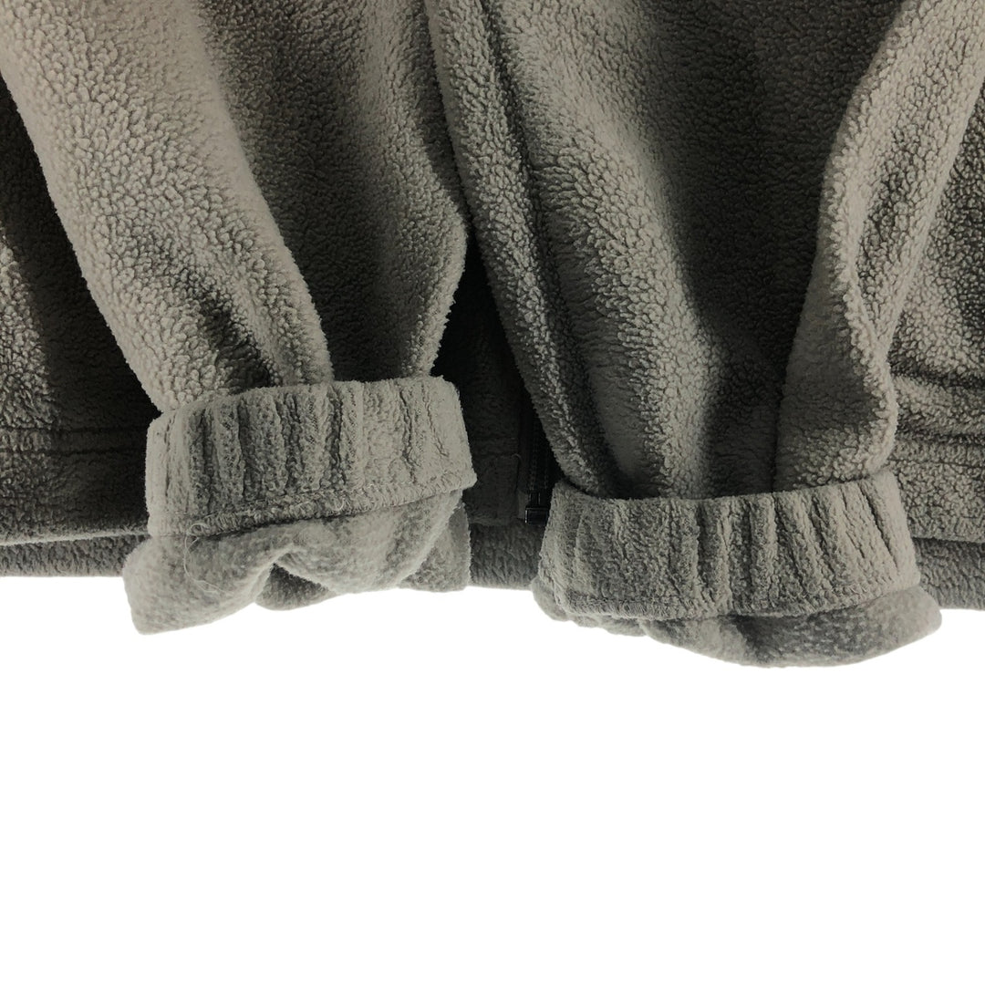 00'S Columbia fleece jacket, men's size M polyester Beige type Vintage Second Hand