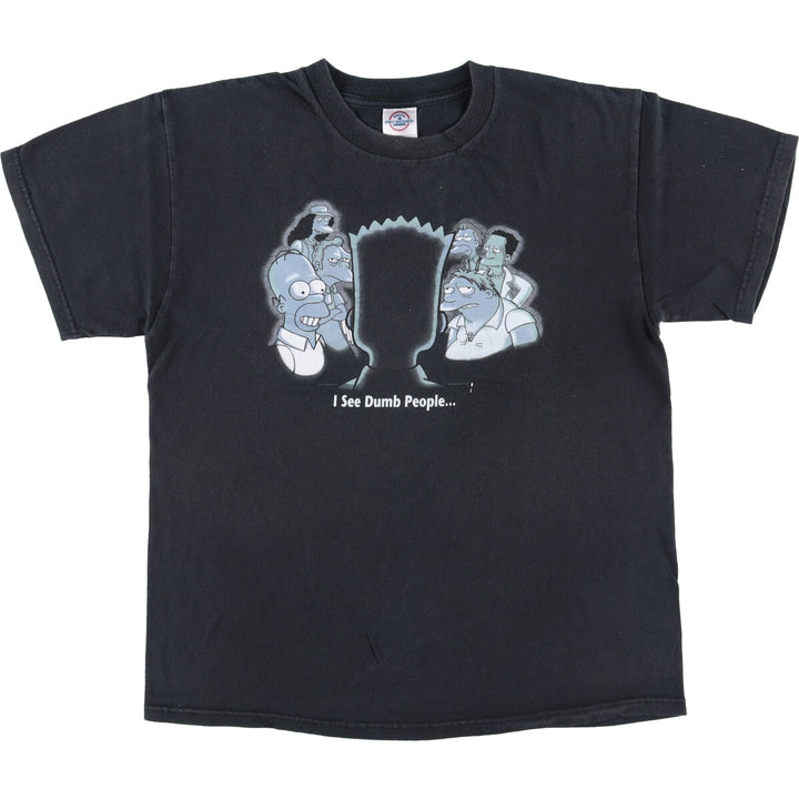 Delta DELTA THE SIMPSONS The Simpsons character print T-shirt Men's M size /eaa525181