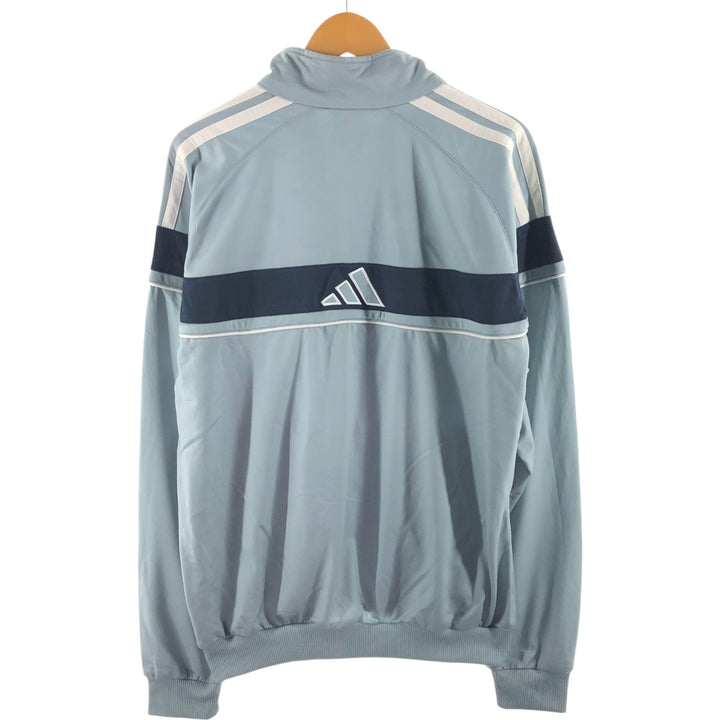 00'S adidas back logo jersey track jacket men's size L polyester gray type Vintage Second Hand