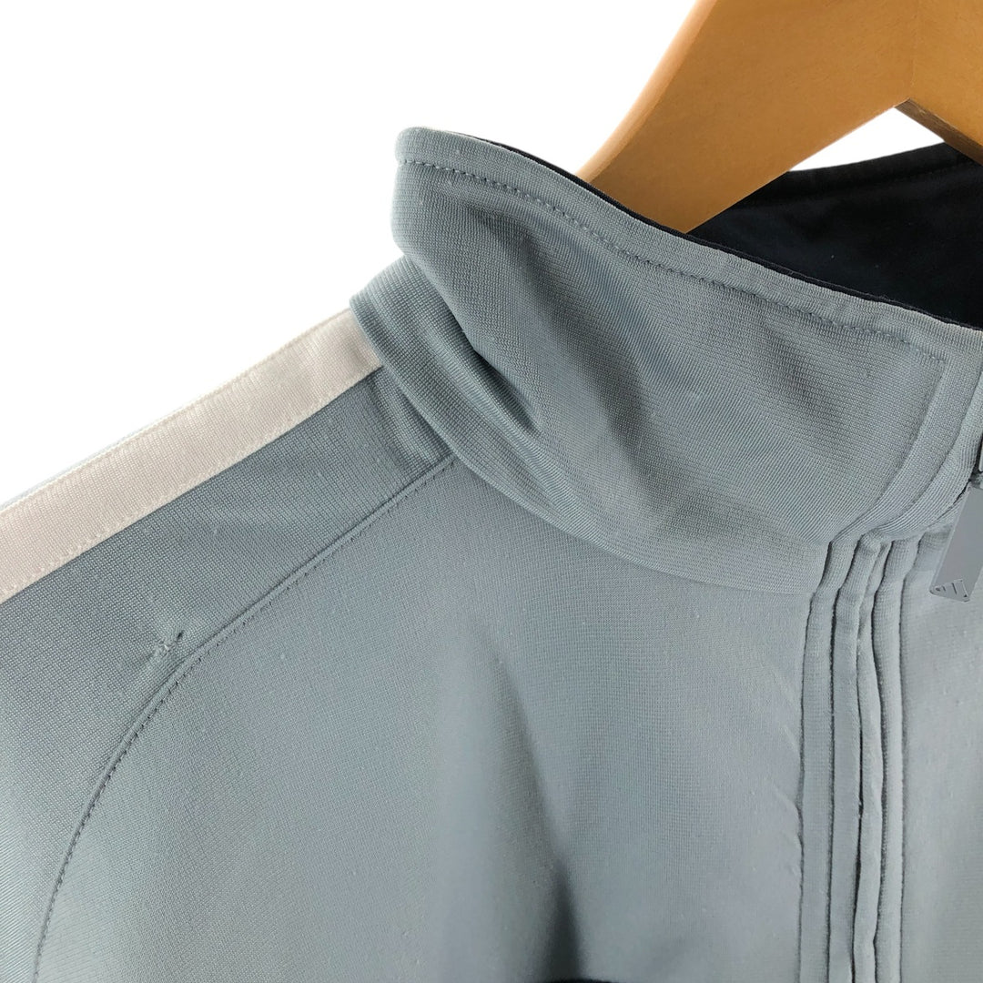 00'S adidas back logo jersey track jacket men's size L polyester gray type Vintage Second Hand