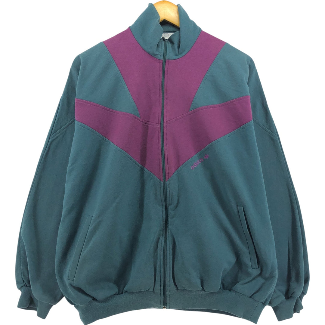 Vintage 80'S adidas track jacket, men's XL size / eaa525305