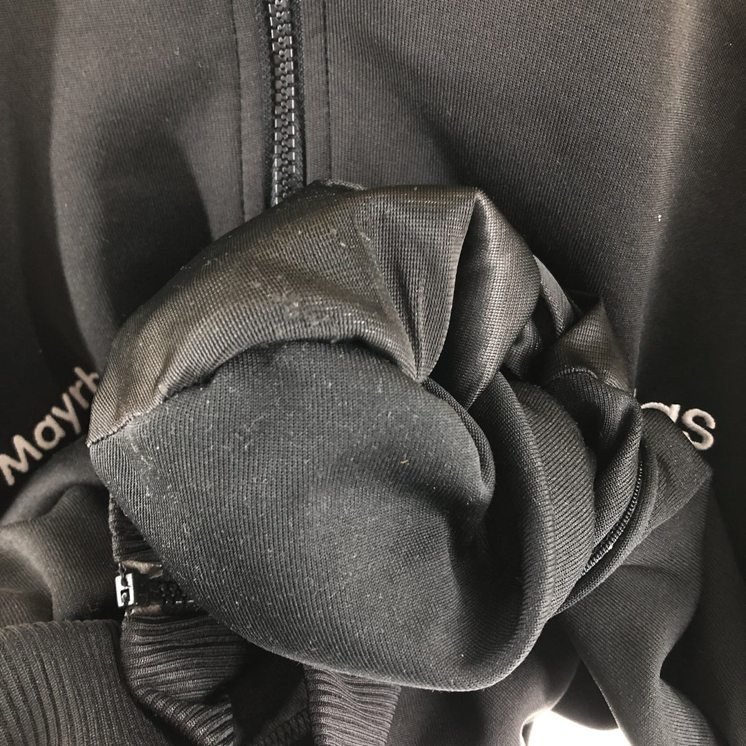 90'S Adidas Back Print Jersey Track Jacket Men's L Size Vintage polyester black type Vintage Second Hand