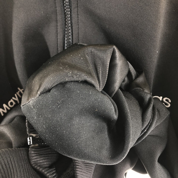 90'S Adidas Back Print Jersey Track Jacket Men's L Size Vintage polyester black type Vintage Second Hand