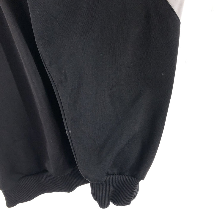 90'S Adidas Back Print Jersey Track Jacket Men's L Size Vintage polyester black type Vintage Second Hand