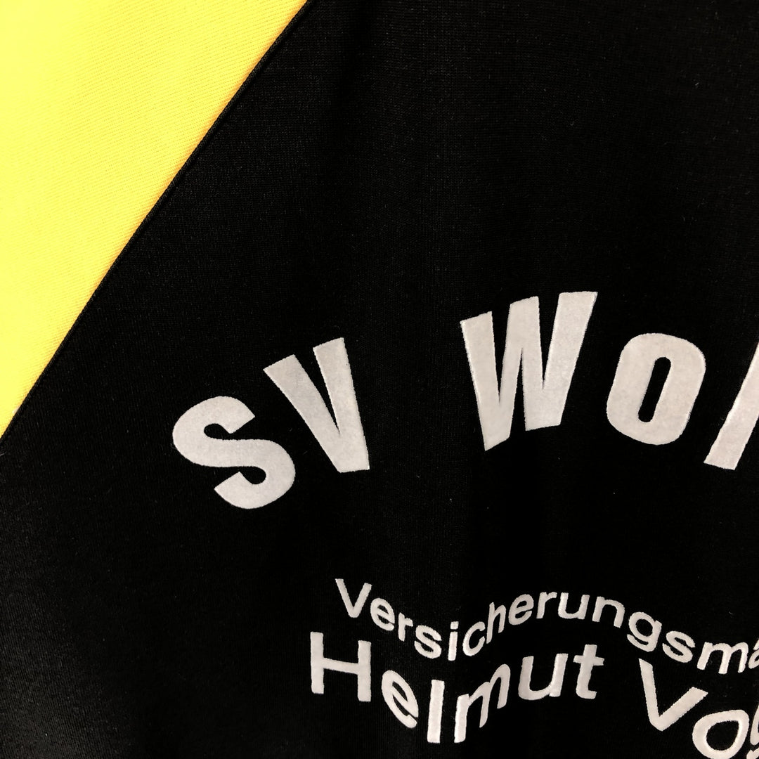 90'S Adidas Back Print Jersey Track Jacket Men's L Size Vintage polyester black type Vintage Second Hand