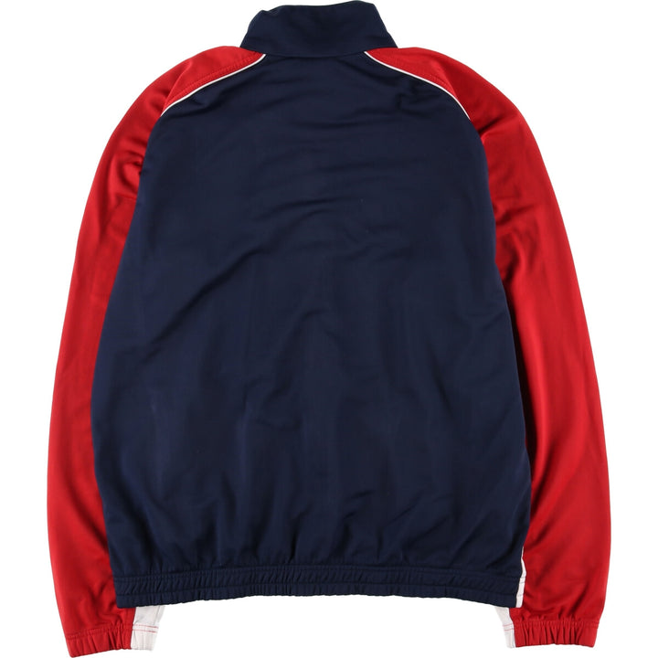 00'S Nike Jersey Track Jacket Men's L size polyester navy blue type Vintage Second Hand