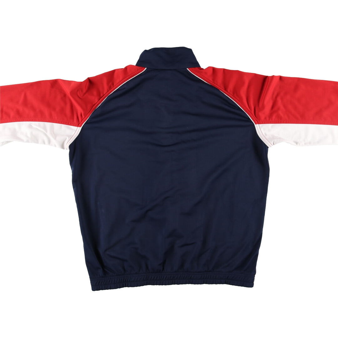 00'S Nike Jersey Track Jacket Men's L size polyester navy blue type Vintage Second Hand