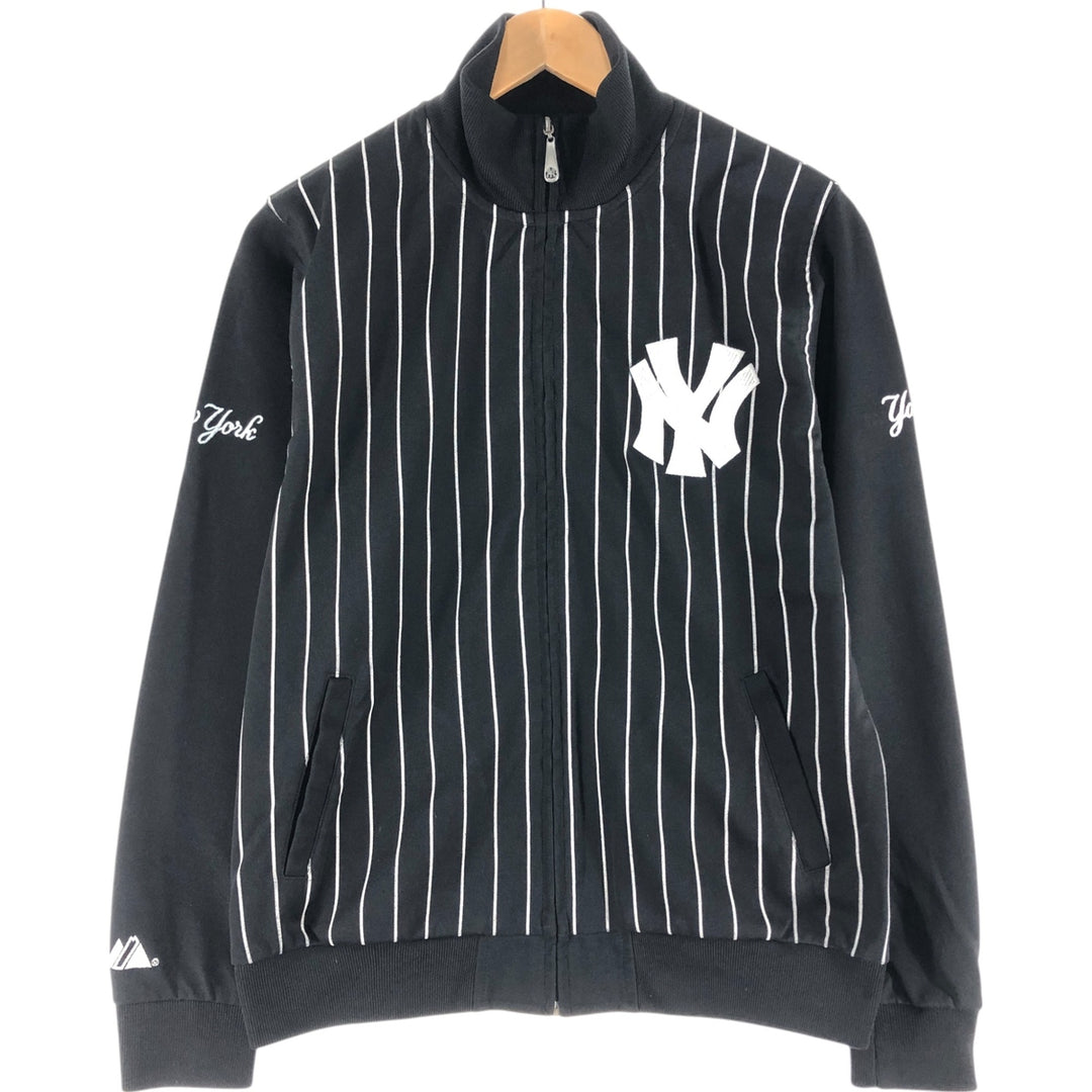 Cooperstown Collection MLB New York Yankees Stripe Pattern Jersey Track Jacket Men's M /eaa525360