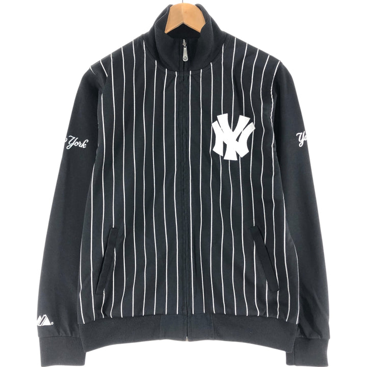 Cooperstown Collection MLB New York Yankees Stripe Pattern Jersey Track Jacket Men's M /eaa525360