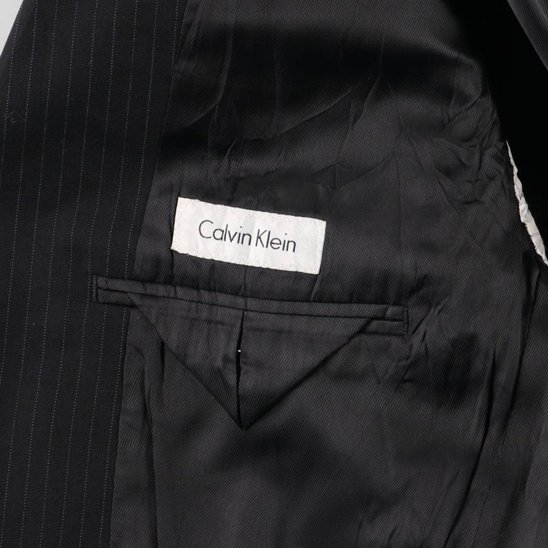 Calvin Klein Stripe Pattern Wool Tailored Jacket Men's M size / eaa525366