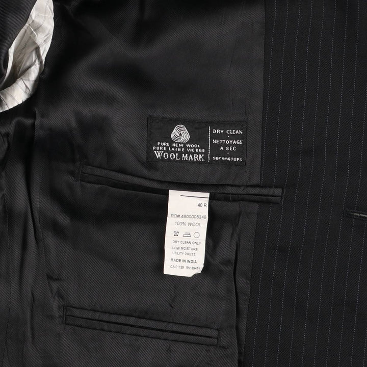 Calvin Klein Stripe Pattern Wool Tailored Jacket Men's M size / eaa525366