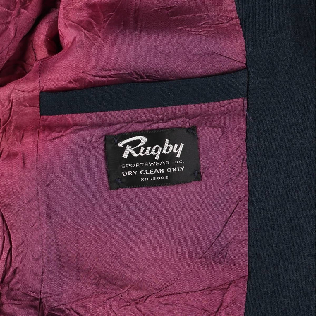 RUGBY SPORTSWEAR Navy blazer tailored jacket Men's M size /eaa525372