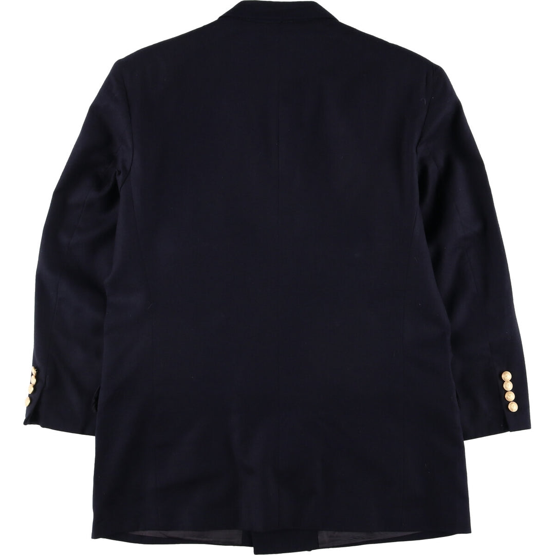 90'S Gap Old Gap Peaked Lapel Double Breasted Navy Blazer Tailored Jacket Made in USA Men's L size /eaa525378