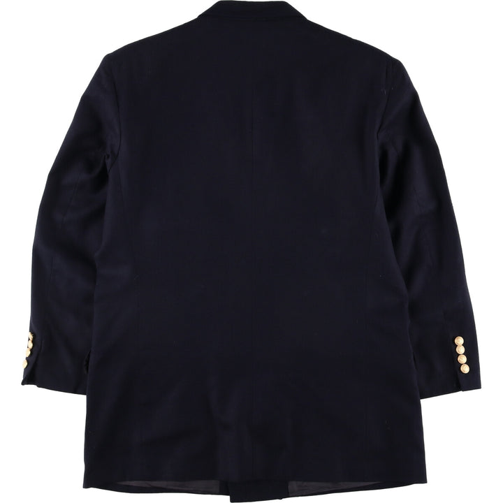 90'S Gap Old Gap Peaked Lapel Double Breasted Navy Blazer Tailored Jacket Made in USA Men's L size /eaa525378