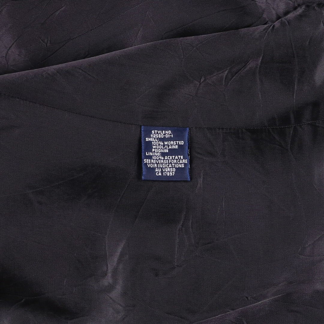 90'S Gap Old Gap Peaked Lapel Double Breasted Navy Blazer Tailored Jacket Made in USA Men's L size /eaa525378