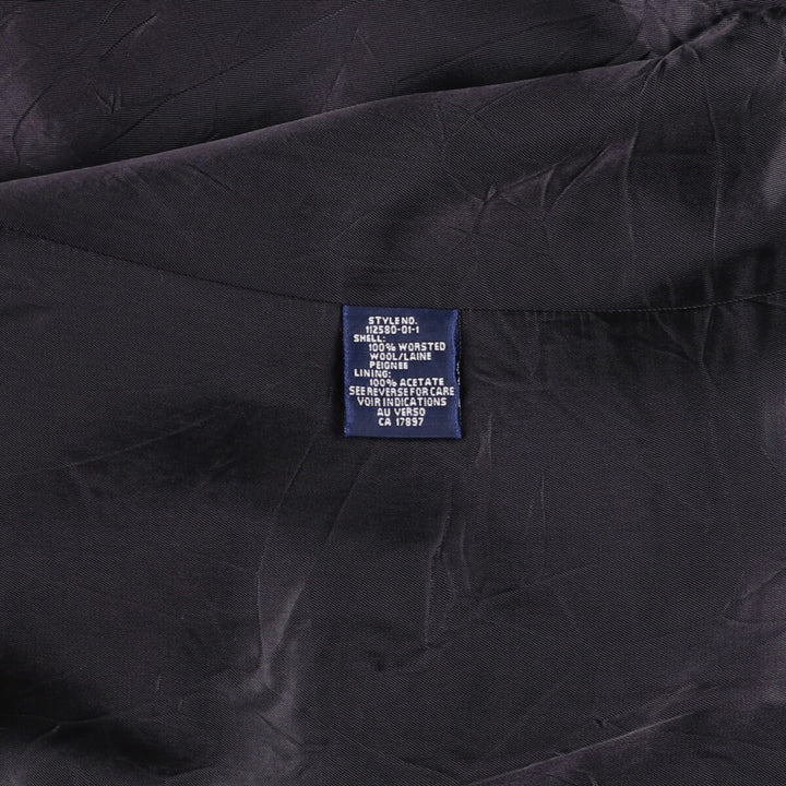 90'S Gap Old Gap Peaked Lapel Double Breasted Navy Blazer Tailored Jacket Made in USA Men's L size /eaa525378