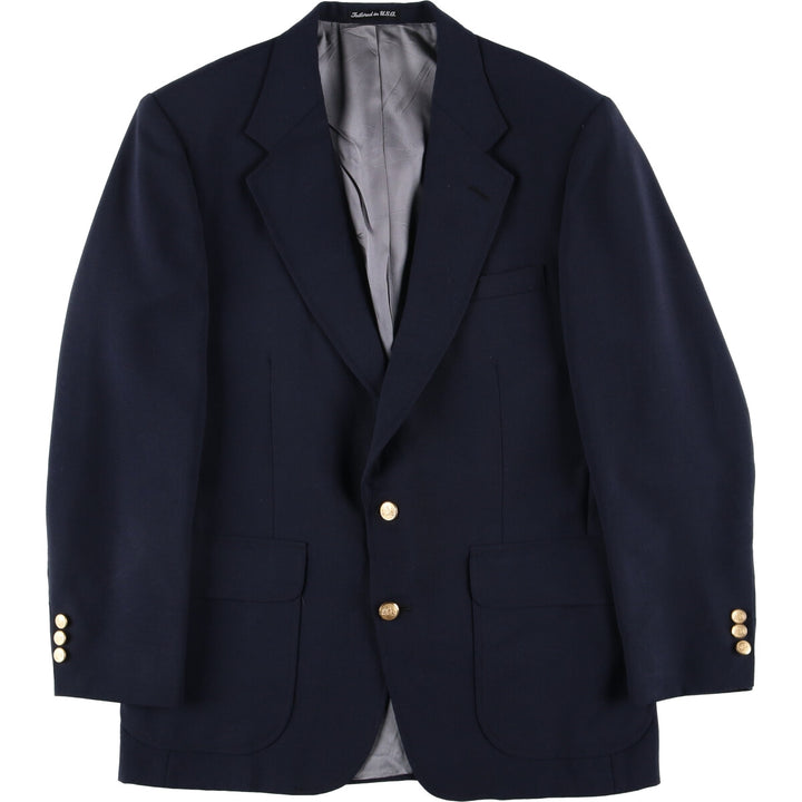 Stafford STAFFORD Navy blazer Tailored jacket Made in USA Men's M size /eaa525379