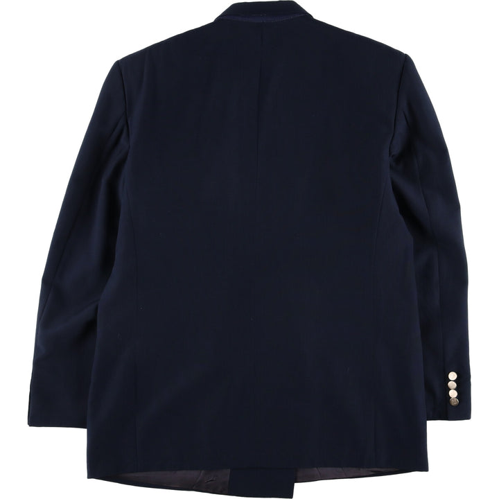 Perry Ellis PERRY ELLIS PORTFOLIO Double-breasted Peaked Lapel Navy Blazer Tailored Jacket Made in USA Men's M size /eaa525384