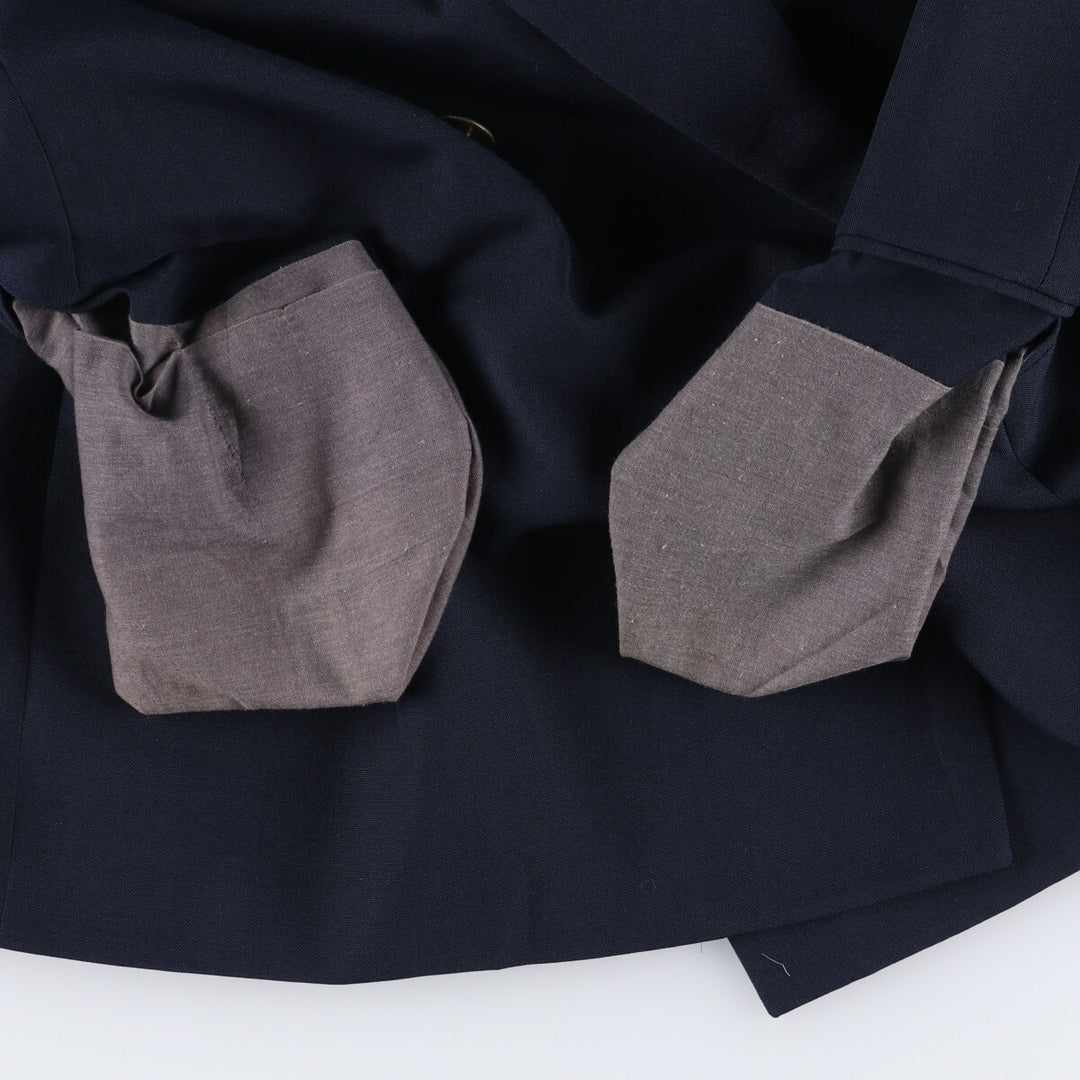 Perry Ellis PERRY ELLIS PORTFOLIO Double-breasted Peaked Lapel Navy Blazer Tailored Jacket Made in USA Men's M size /eaa525384