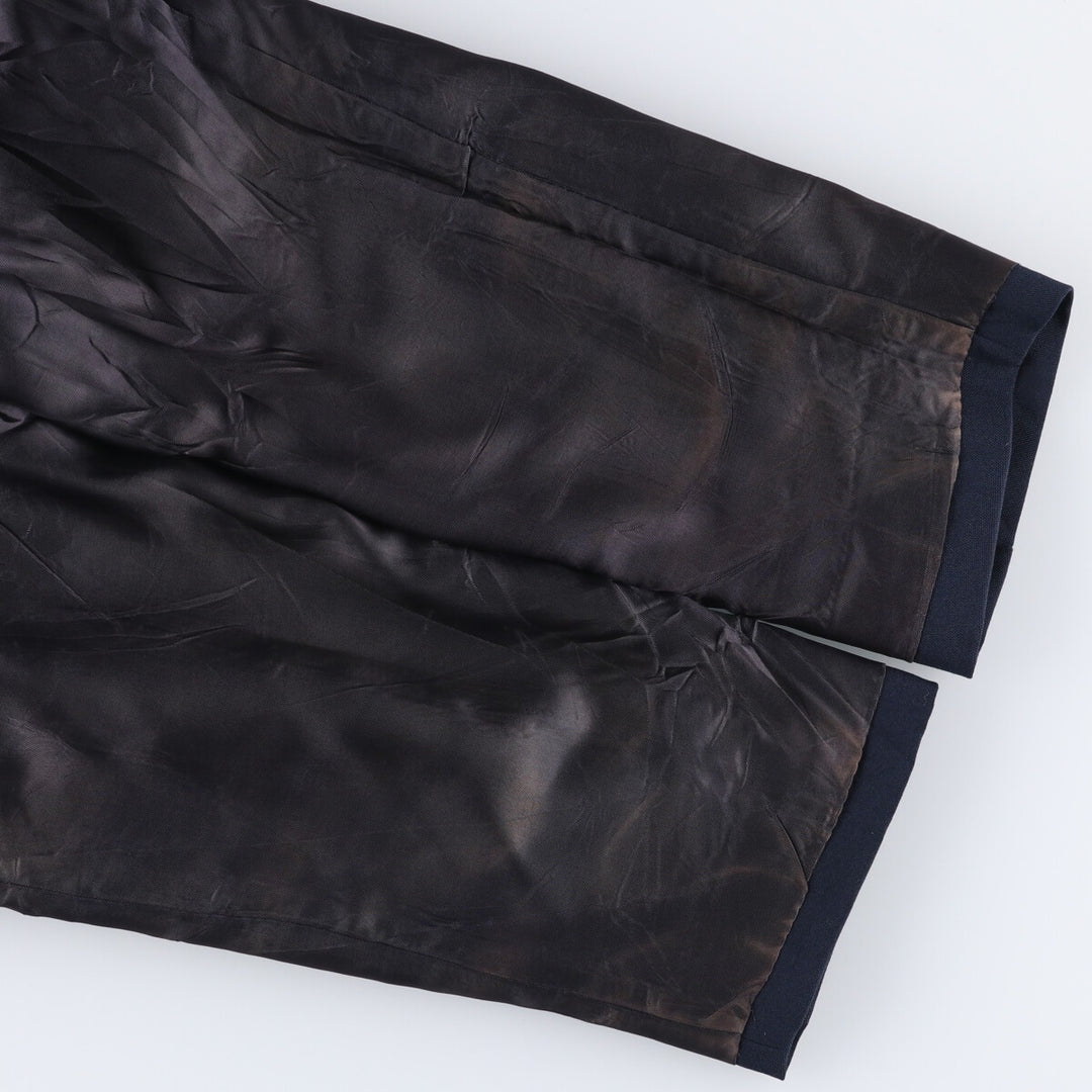 Perry Ellis PERRY ELLIS PORTFOLIO Double-breasted Peaked Lapel Navy Blazer Tailored Jacket Made in USA Men's M size /eaa525384