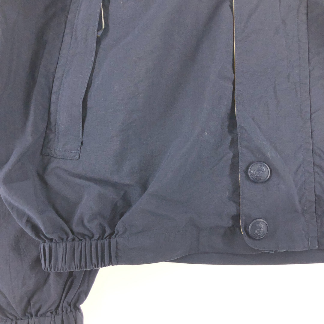 90'S NAUTICA sailing jacket, men's XL size Nylon navy blue type Vintage Second Hand