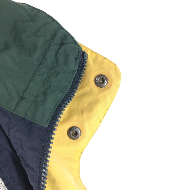 90'S NAUTICA sailing jacket, men's XL size Nylon navy blue type Vintage Second Hand