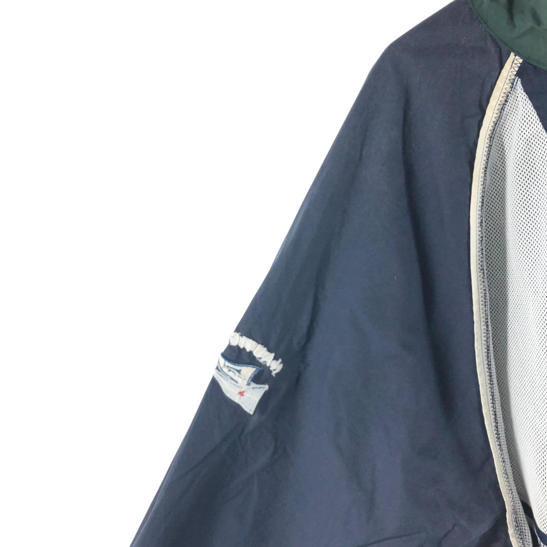 90'S NAUTICA sailing jacket, men's XL size Nylon navy blue type Vintage Second Hand