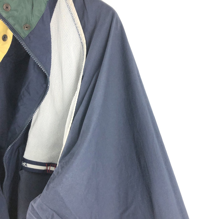 90'S NAUTICA sailing jacket, men's XL size Nylon navy blue type Vintage Second Hand