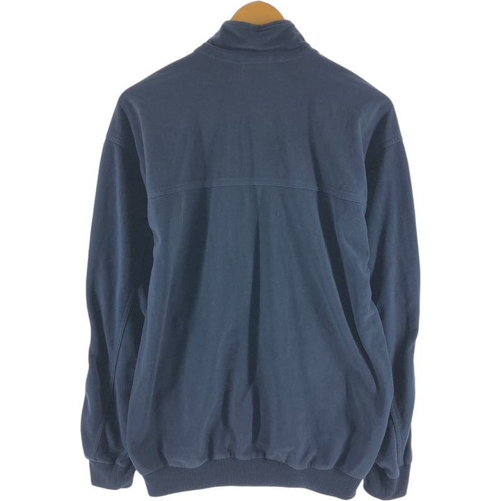 00'S adidas Velour Jersey Track Jacket Men's M size polyester navy blue type Vintage Second Hand