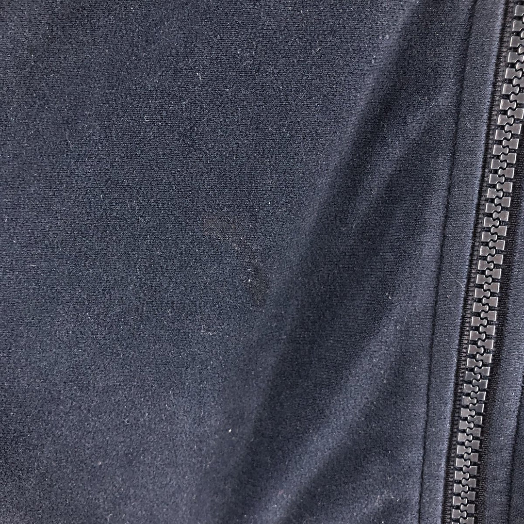 00'S adidas Velour Jersey Track Jacket Men's M size polyester navy blue type Vintage Second Hand
