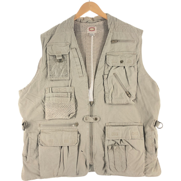 80'S Banana Republic Safari Vest Men's XL Size Vintage cotton Beige type Vintage Second Hand