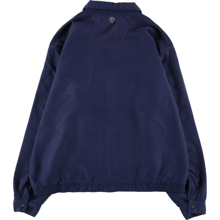 Nike Golf Swing Top Windbreaker, Men's Size L polyester navy blue type Vintage Second Hand