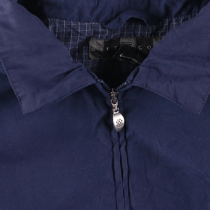 Nike Golf Swing Top Windbreaker, Men's Size L polyester navy blue type Vintage Second Hand