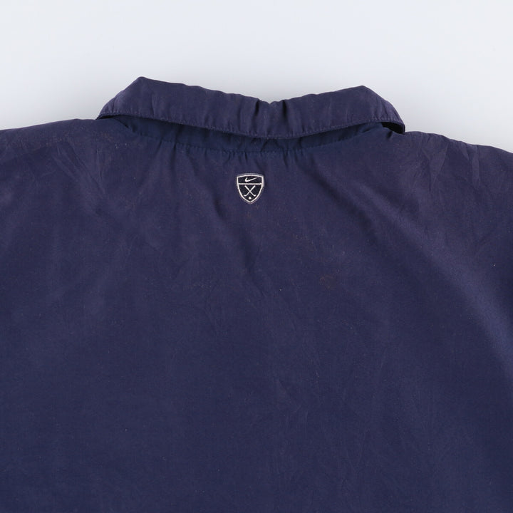 Nike Golf Swing Top Windbreaker, Men's Size L polyester navy blue type Vintage Second Hand