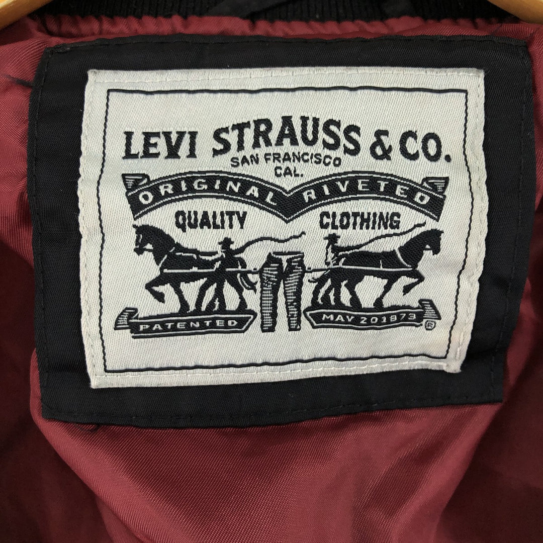 Levi's nylon blouson, men's size M Nylon black type Vintage Second Hand