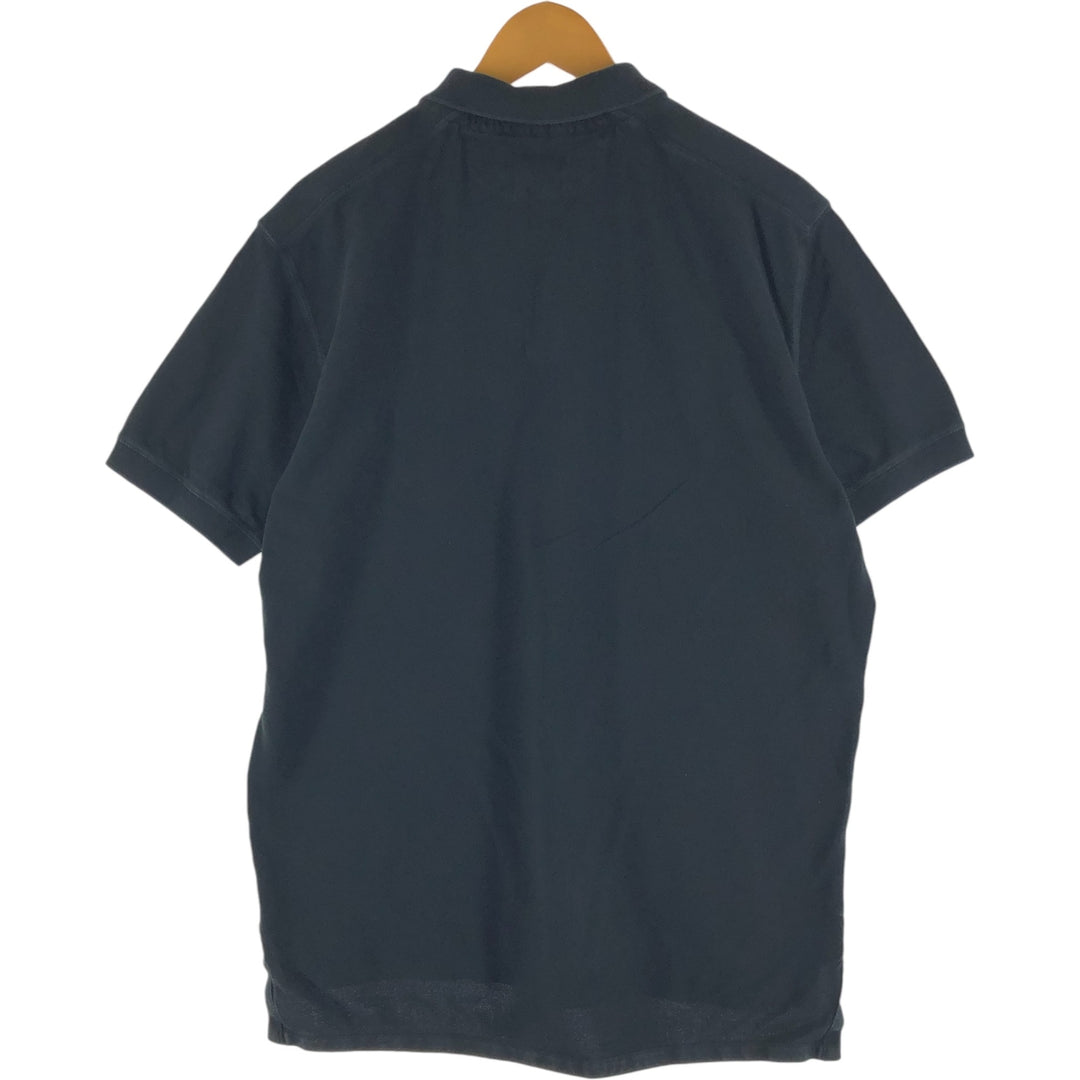 Ralph Lauren POLO by Ralph Lauren short sleeve polo shirt, men's size L cotton black type Vintage Second Hand