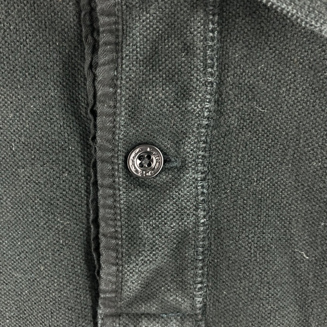Ralph Lauren POLO by Ralph Lauren short sleeve polo shirt, men's size L cotton black type Vintage Second Hand