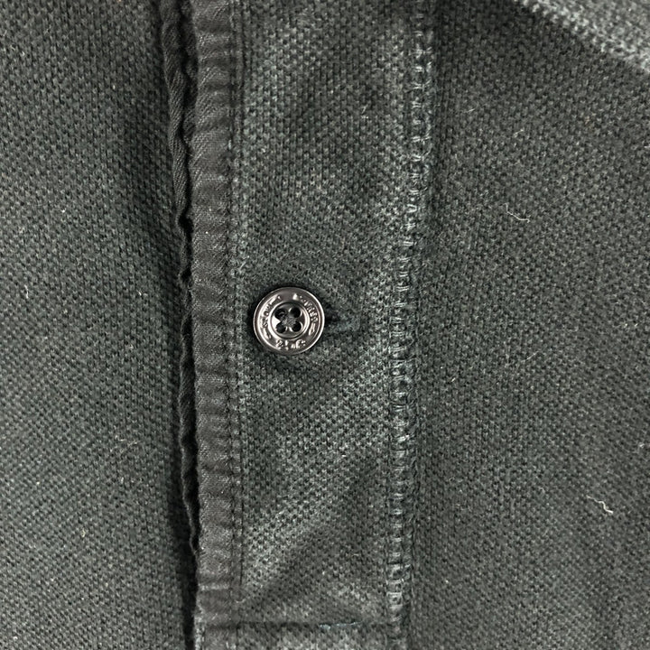 Ralph Lauren POLO by Ralph Lauren short sleeve polo shirt, men's size L cotton black type Vintage Second Hand