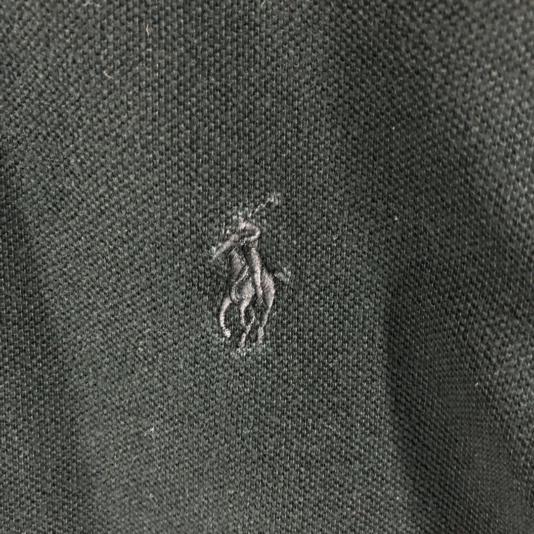 Ralph Lauren POLO by Ralph Lauren short sleeve polo shirt, men's size L cotton black type Vintage Second Hand