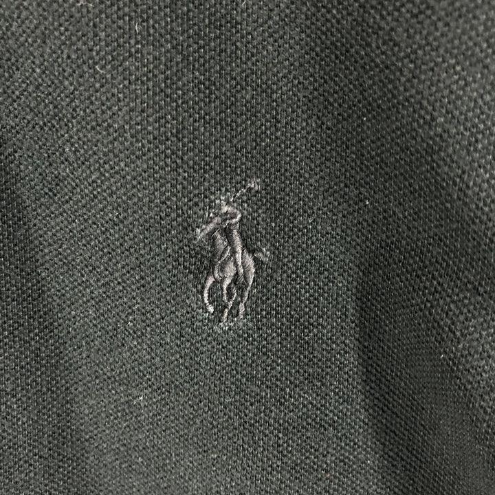 Ralph Lauren POLO by Ralph Lauren short sleeve polo shirt, men's size L cotton black type Vintage Second Hand