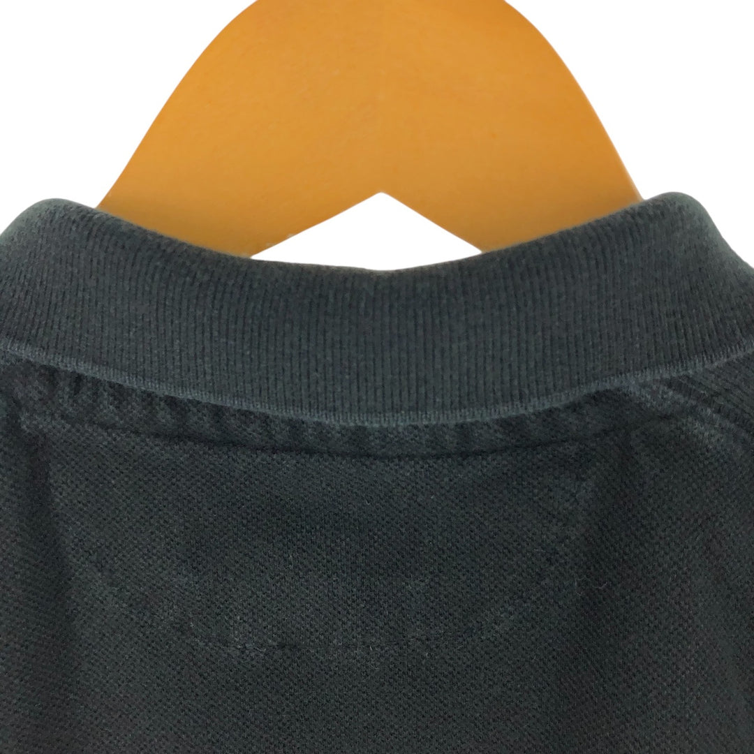 Ralph Lauren POLO by Ralph Lauren short sleeve polo shirt, men's size L cotton black type Vintage Second Hand