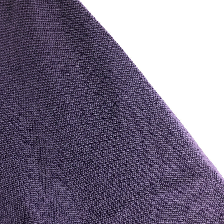 Burberry's BRIT short sleeve polo shirt, men's size L cotton purple type Vintage Second Hand