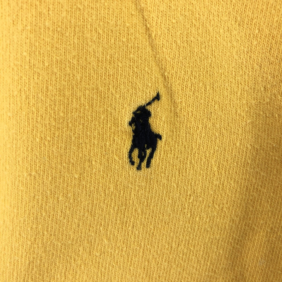 Ralph Lauren POLO by Ralph Lauren long sleeve rugby shirt, men's size L cotton yellow type Vintage Second Hand